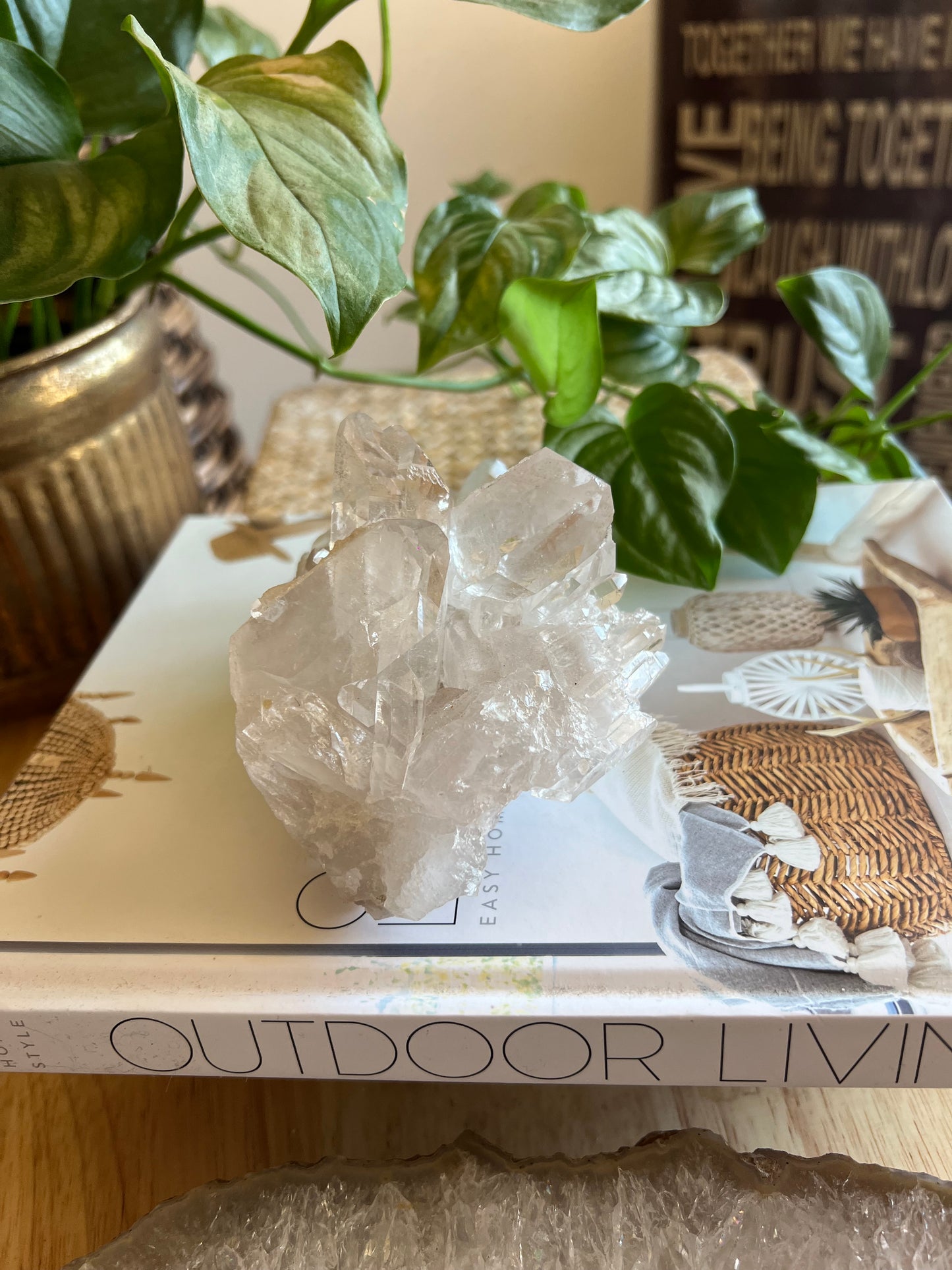 Clear Quartz cluster