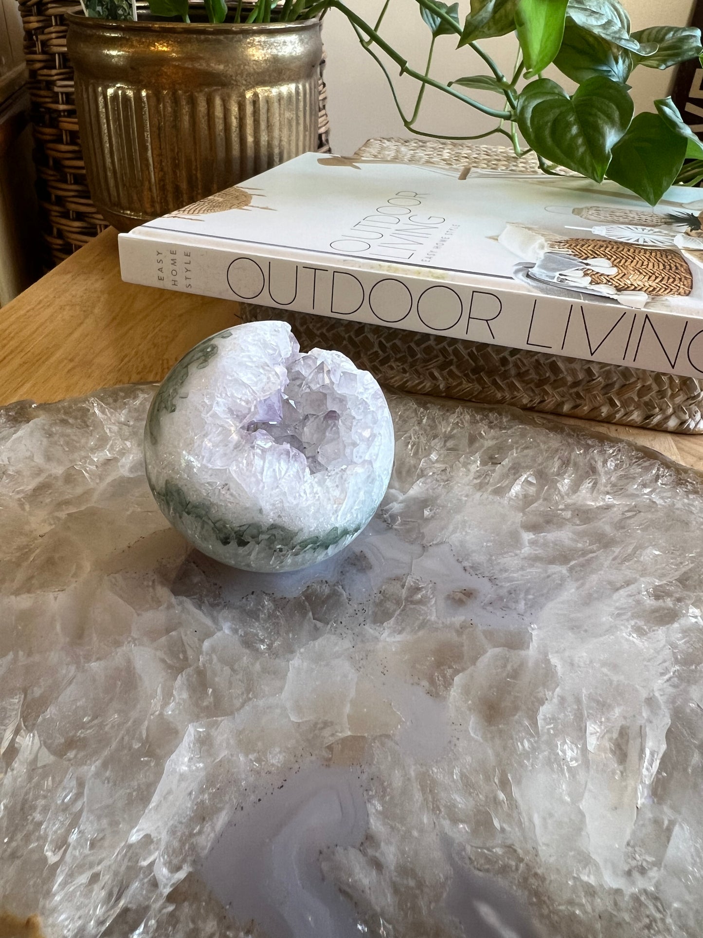 Amethyst sphere