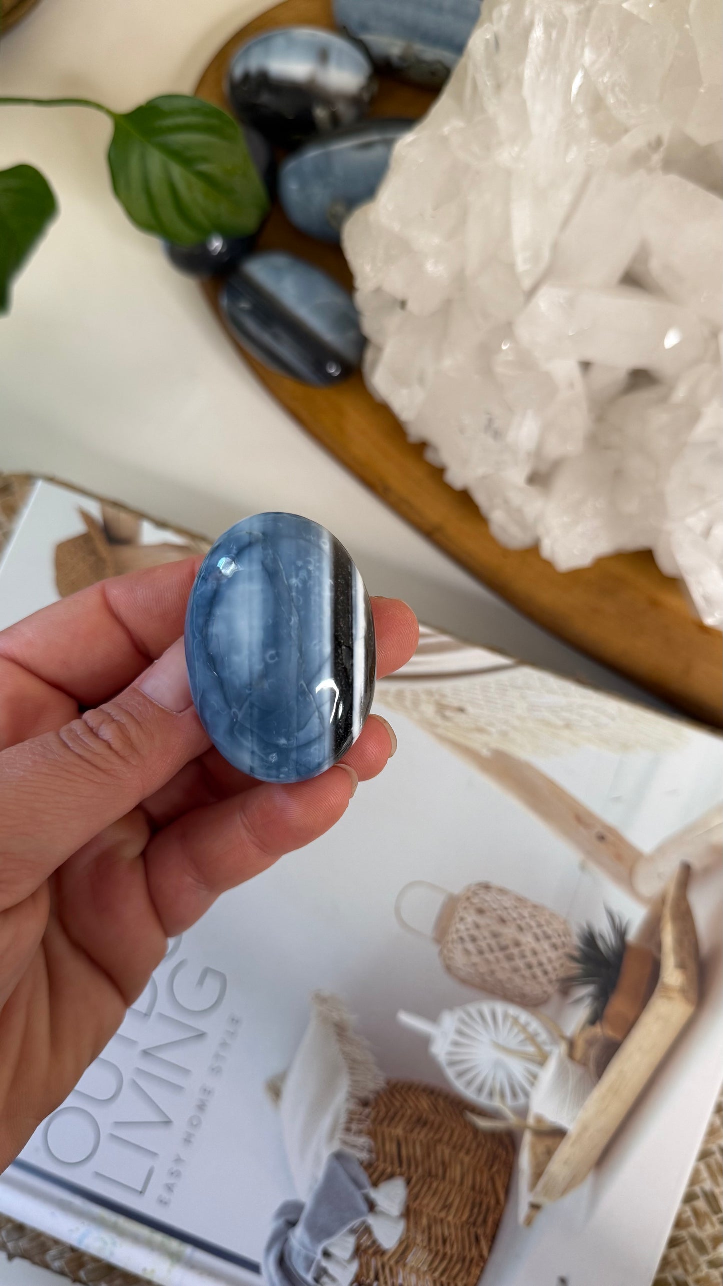 Blue Owyhee Opal - E