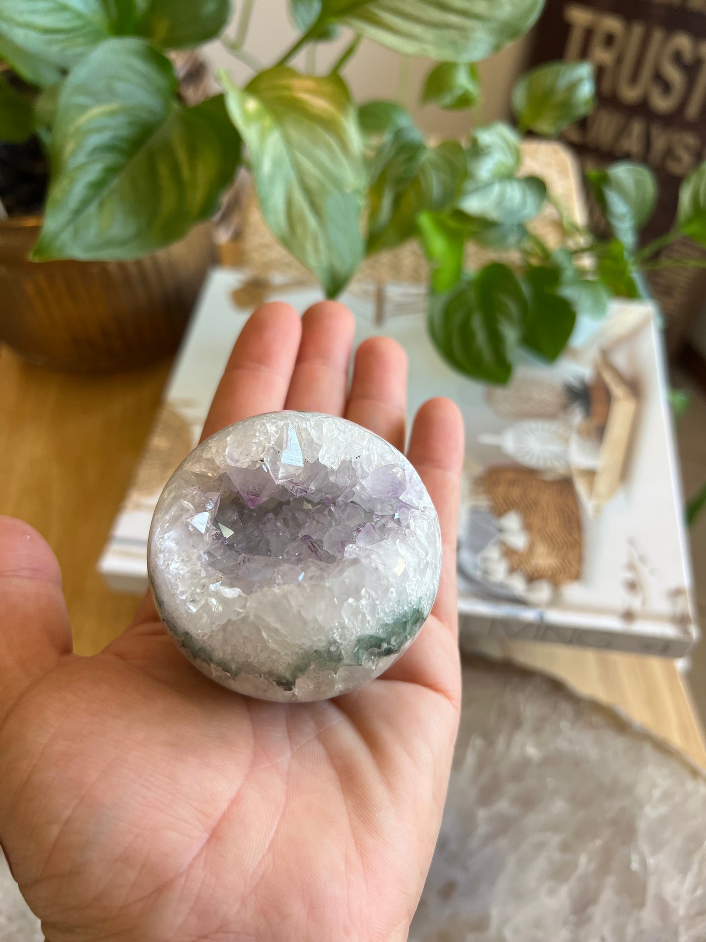 Amethyst sphere