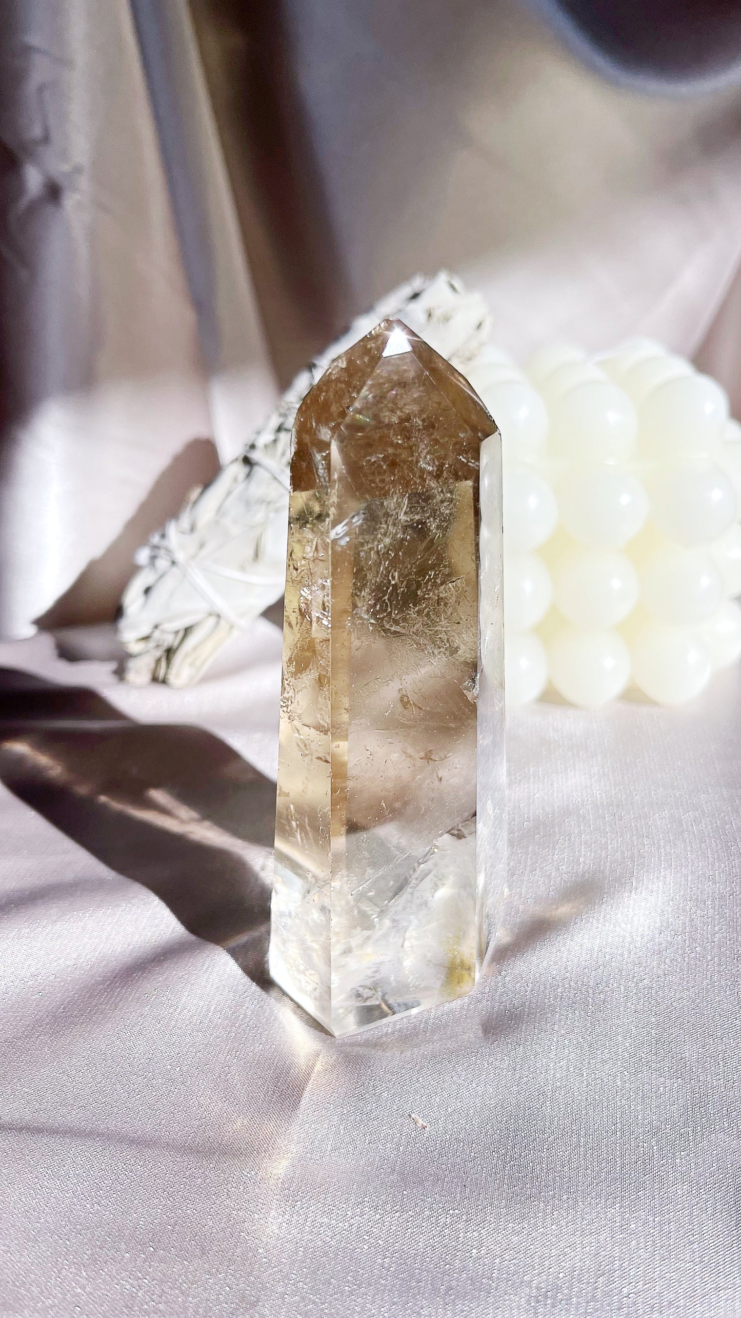 Smokey quartz tower (2)