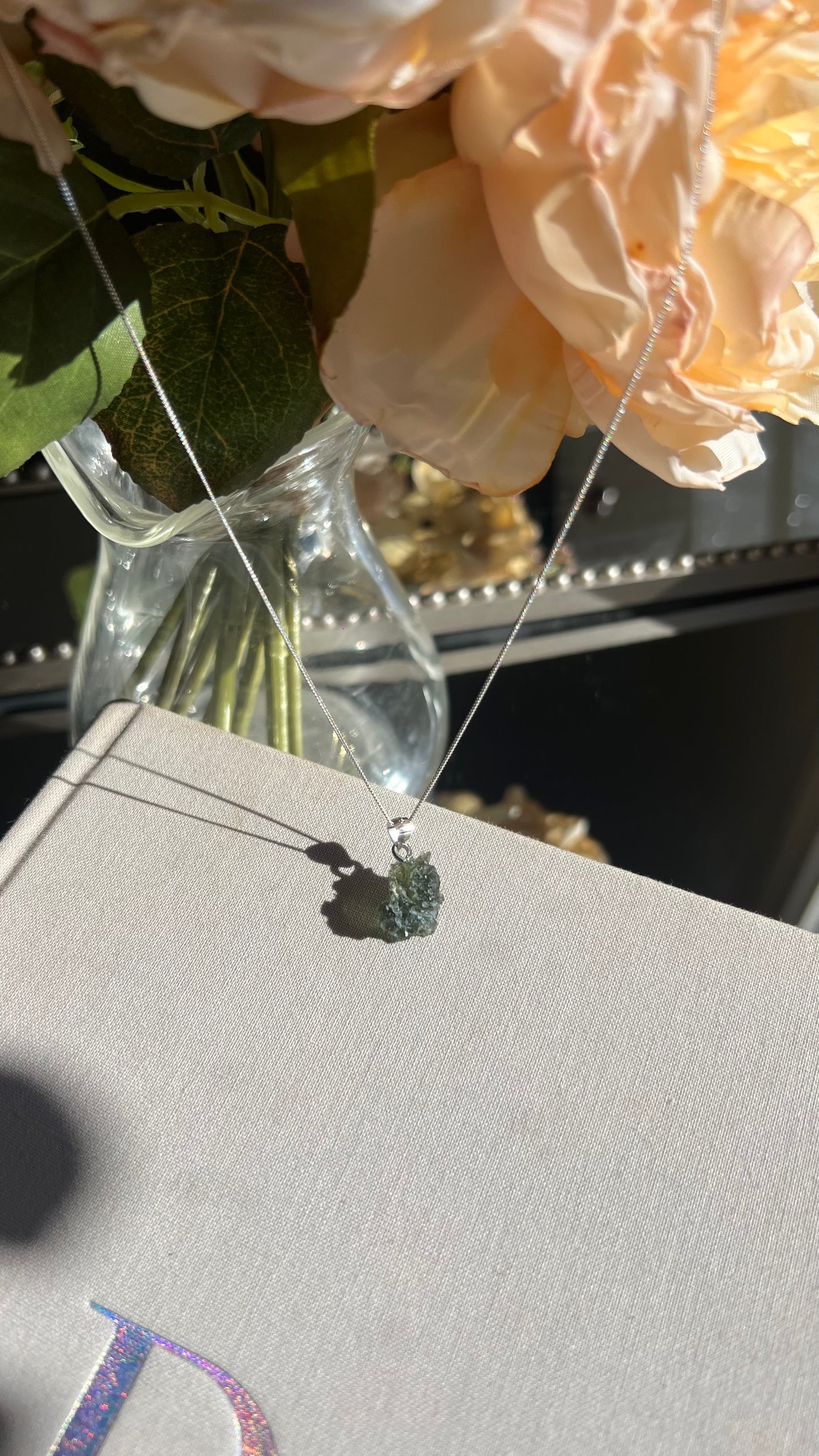 Moldavite necklace 1.5g B