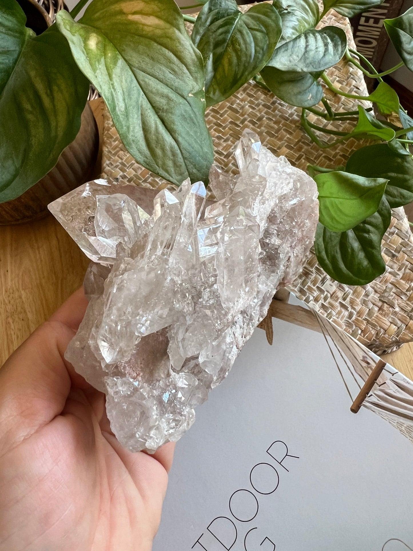 Clear Quartz cluster