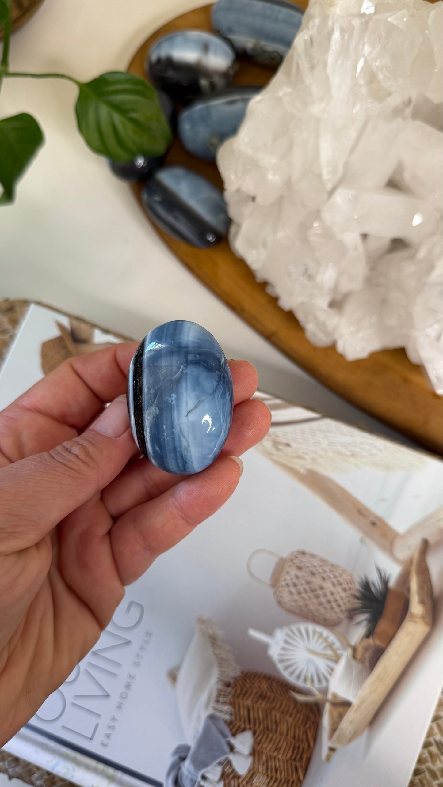 Blue Owyhee Opal - E