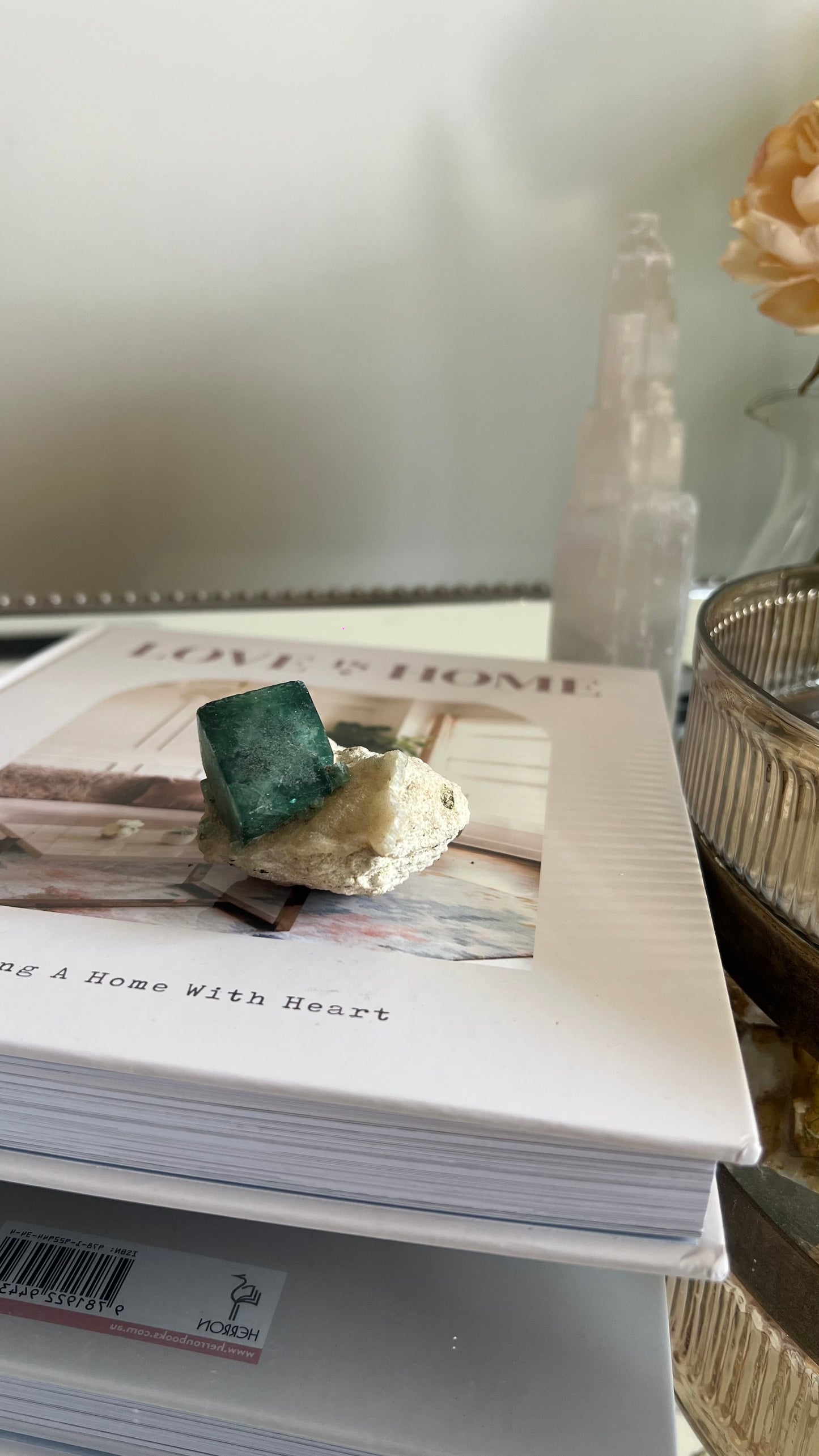 Cubic Fluorite on matrix B
