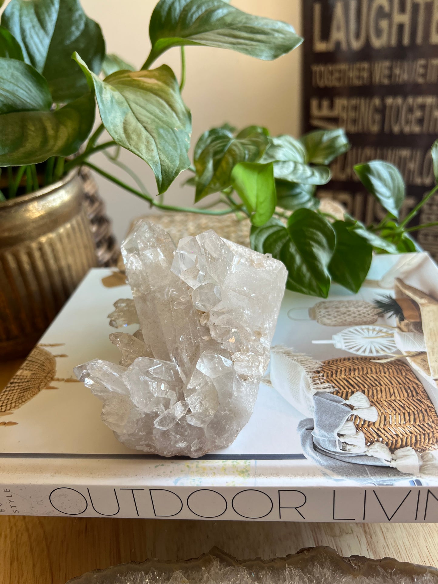 Clear Quartz cluster