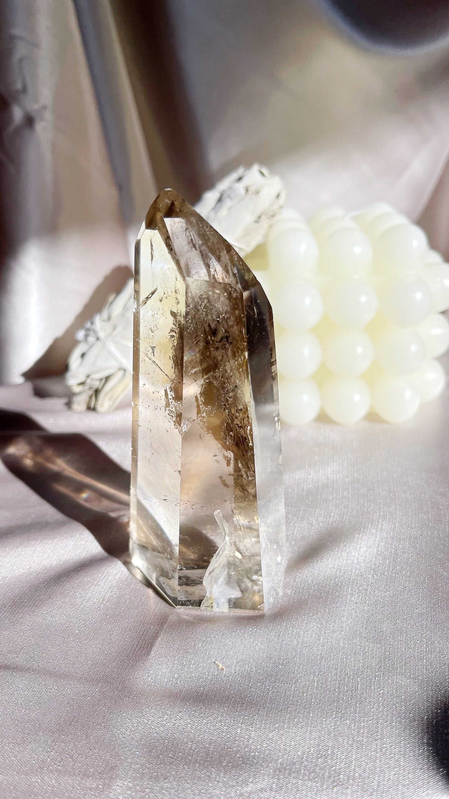 Smokey quartz tower (2)