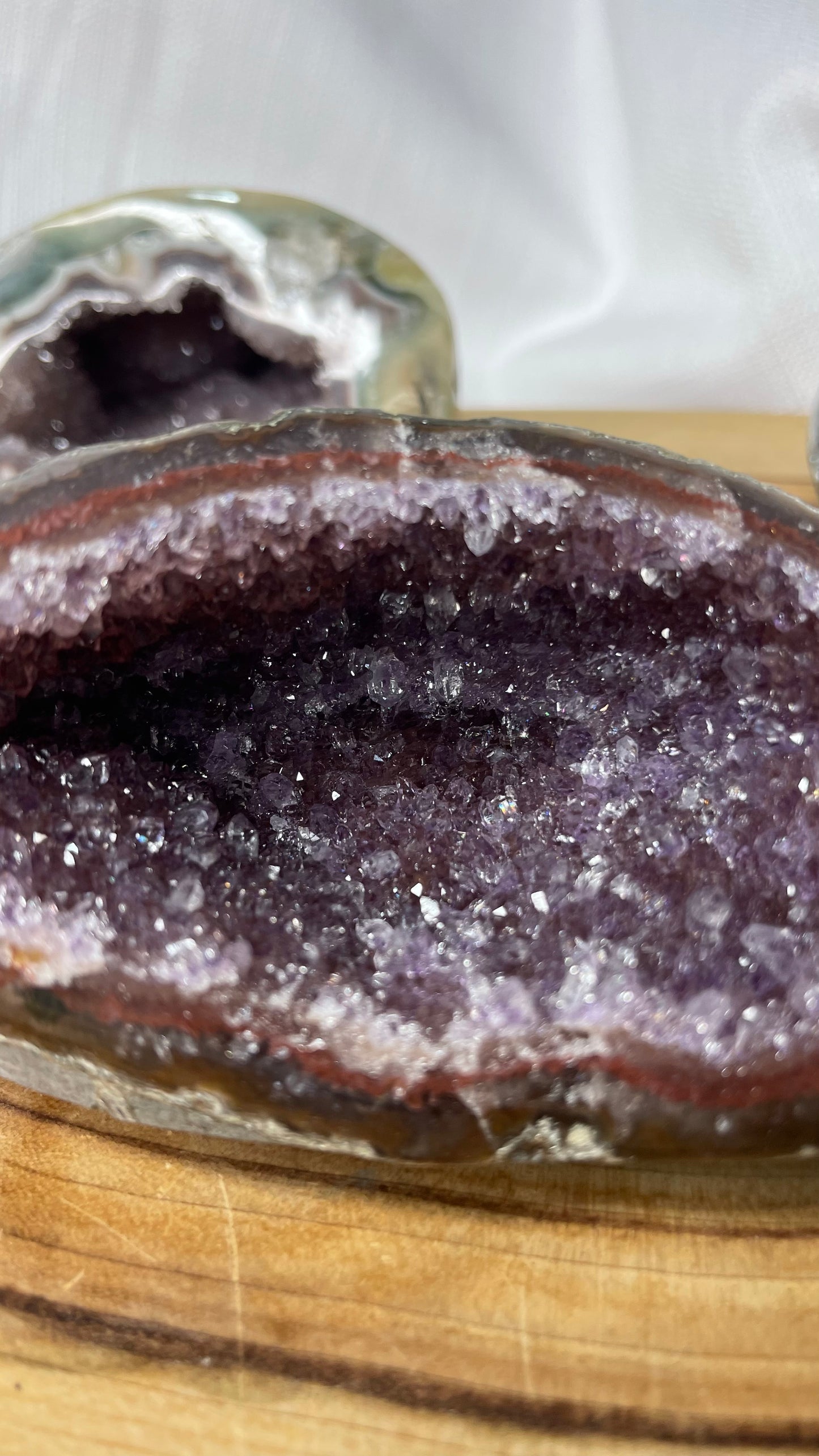 Rainbow Uruguayan Amethyst Geode