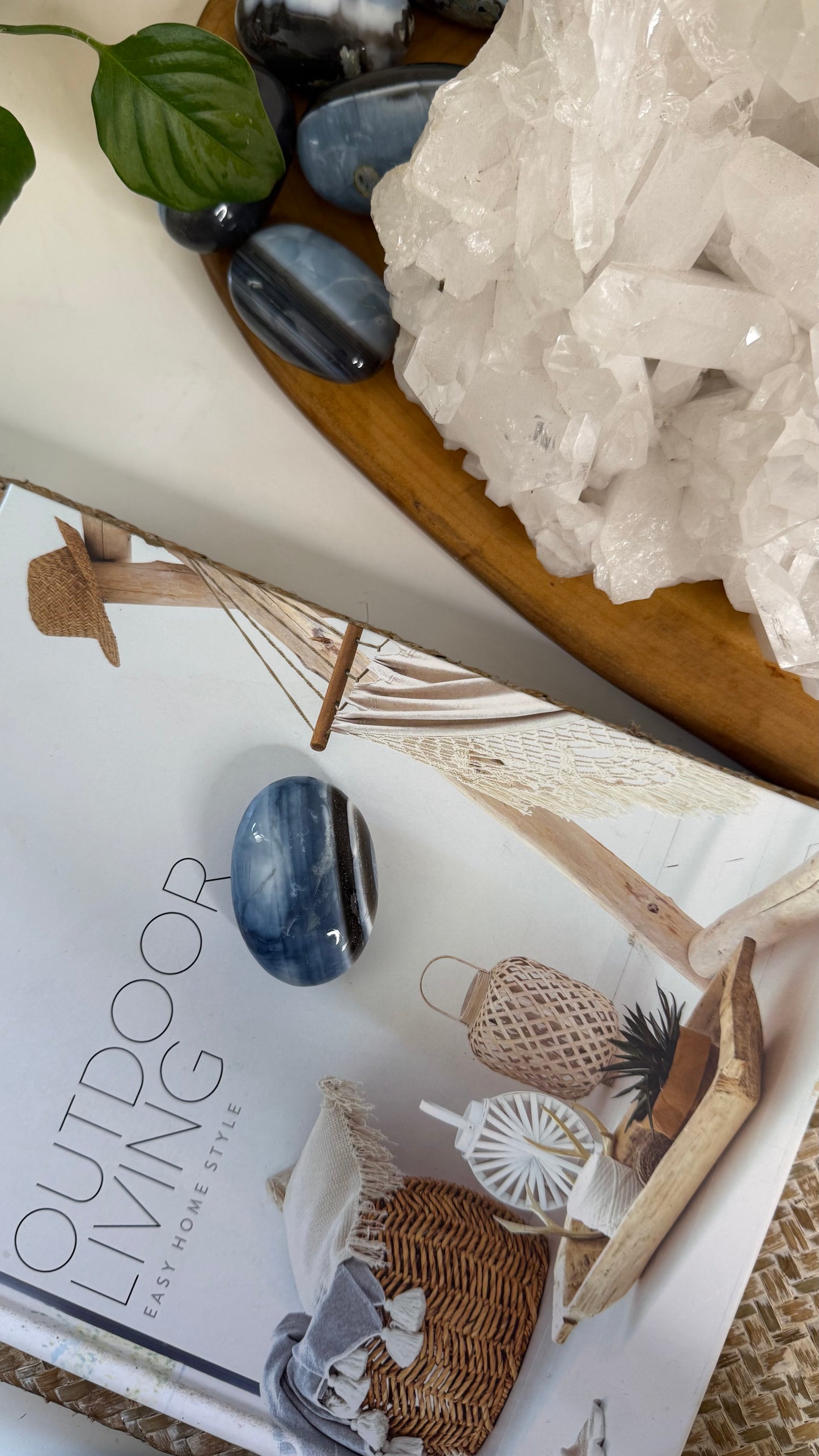 Blue Owyhee Opal - E