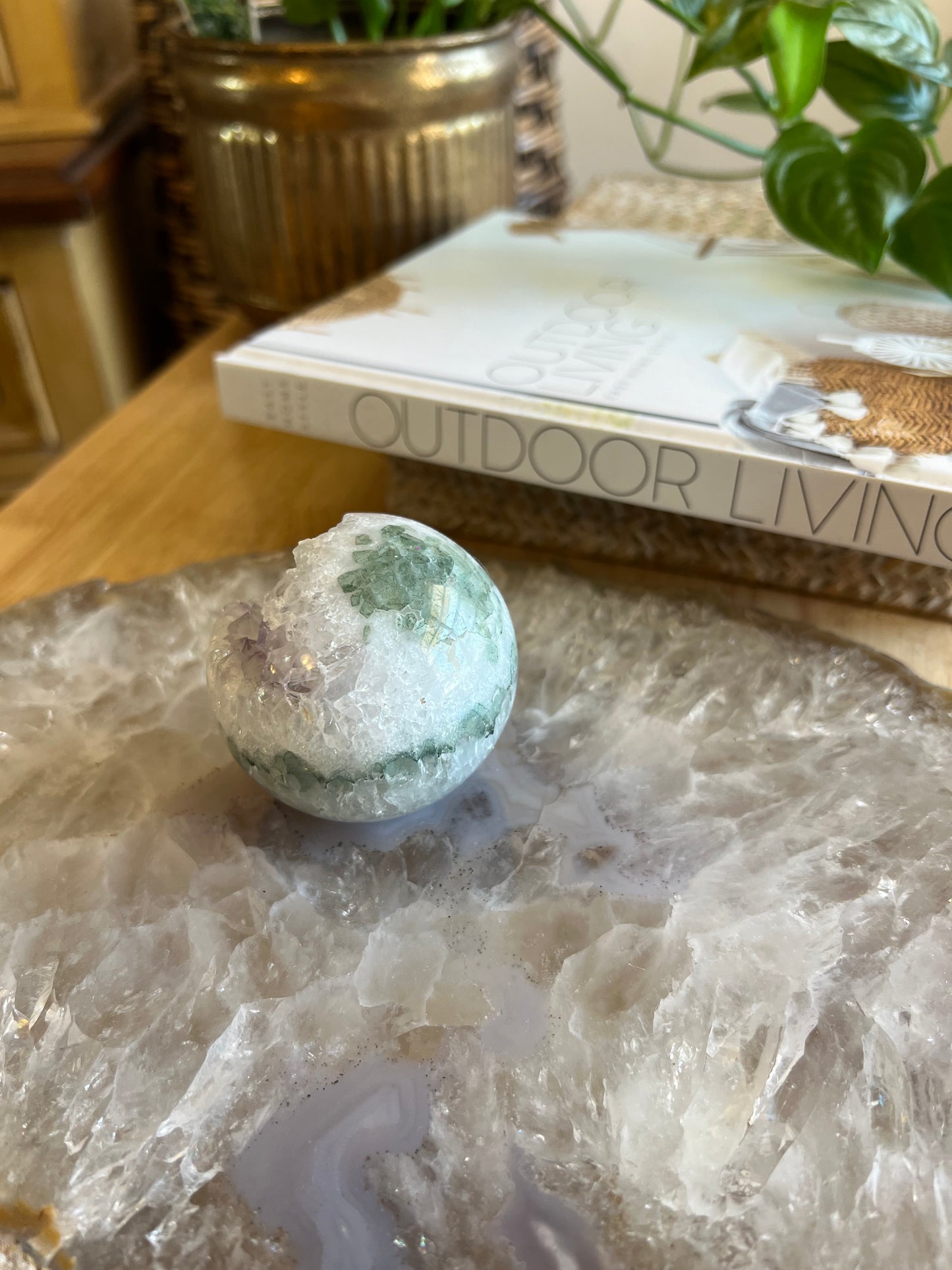 Amethyst sphere