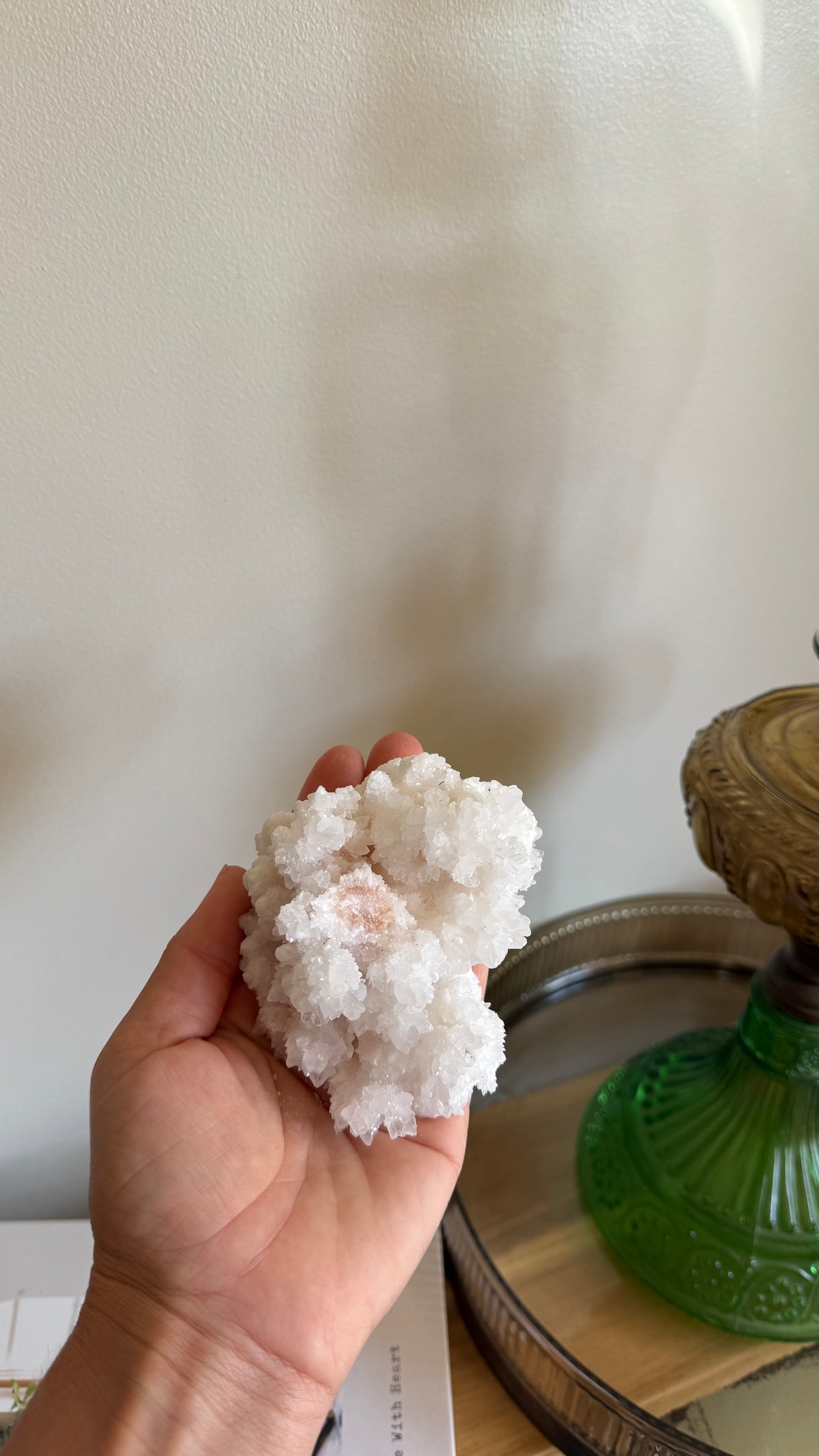 White aragonite - B