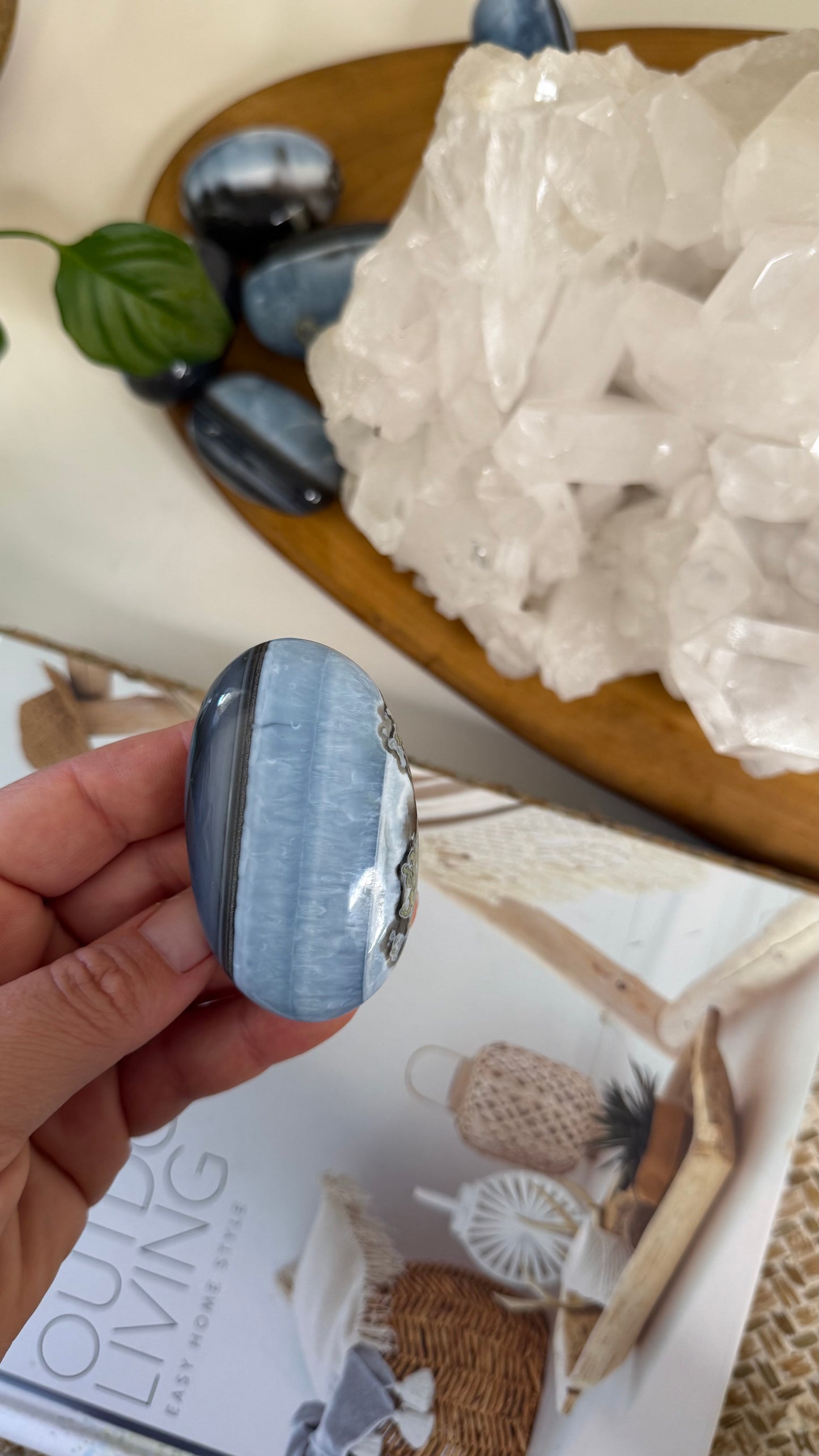 Blue Owyhee Opal - D