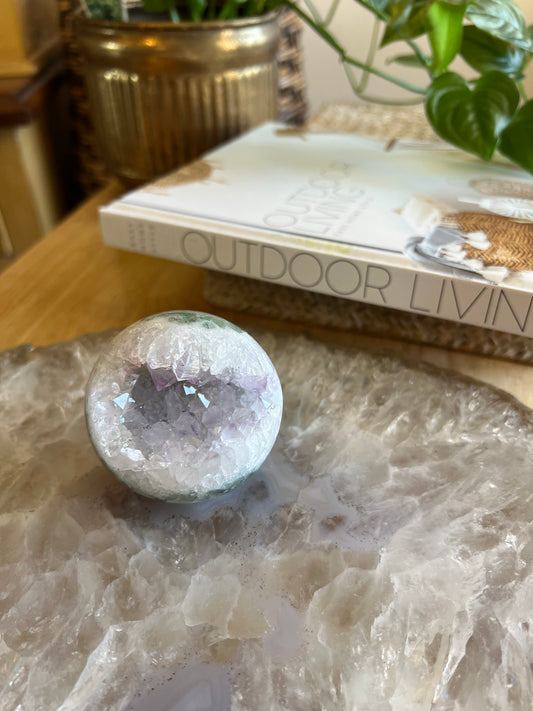 Amethyst sphere