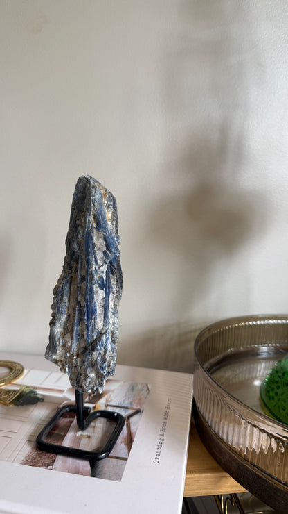 Kyanite on stand