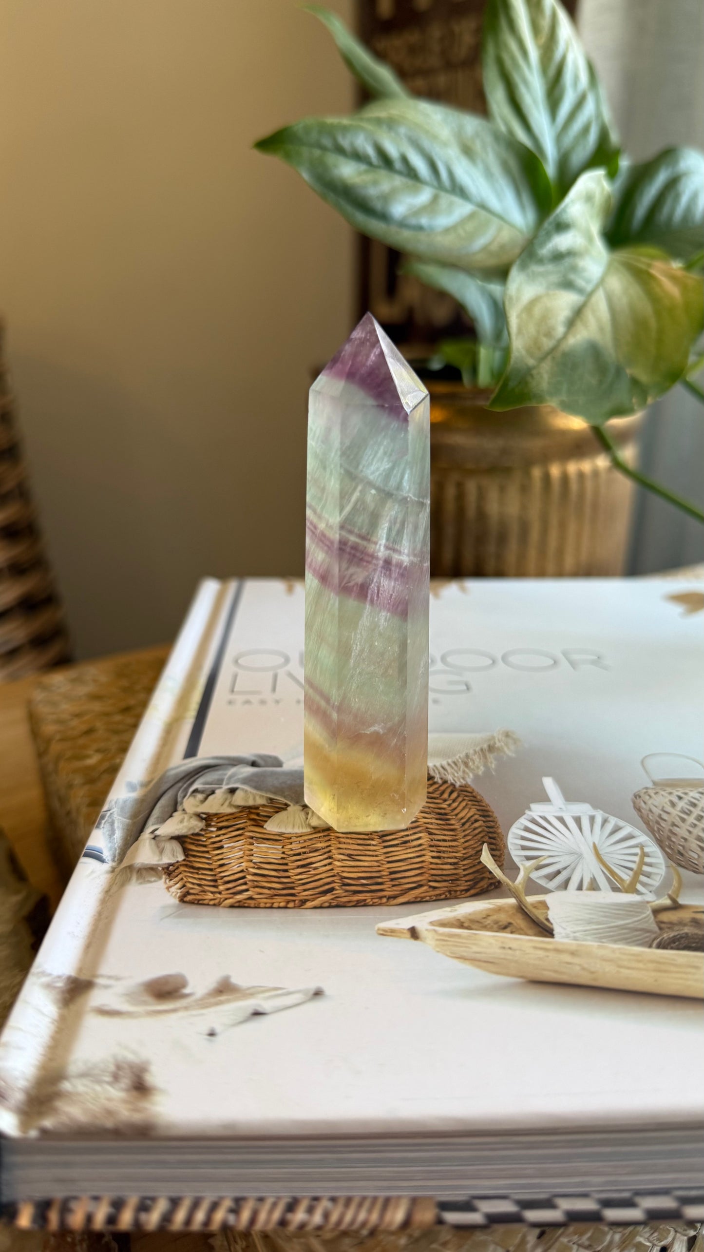 Candy Rainbow fluorite