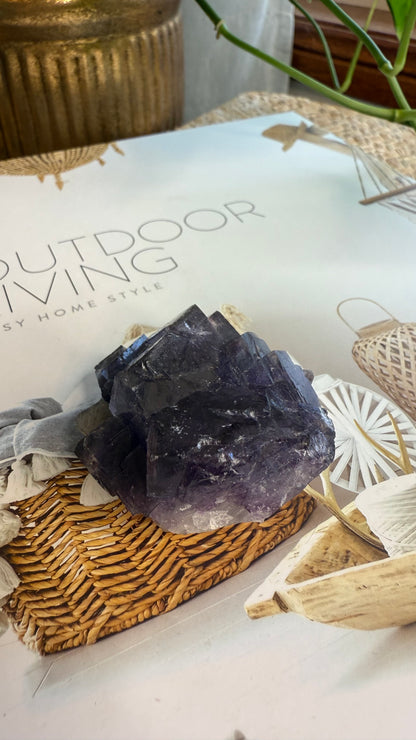Cubic Fluorite from Yaogangxian Mine
