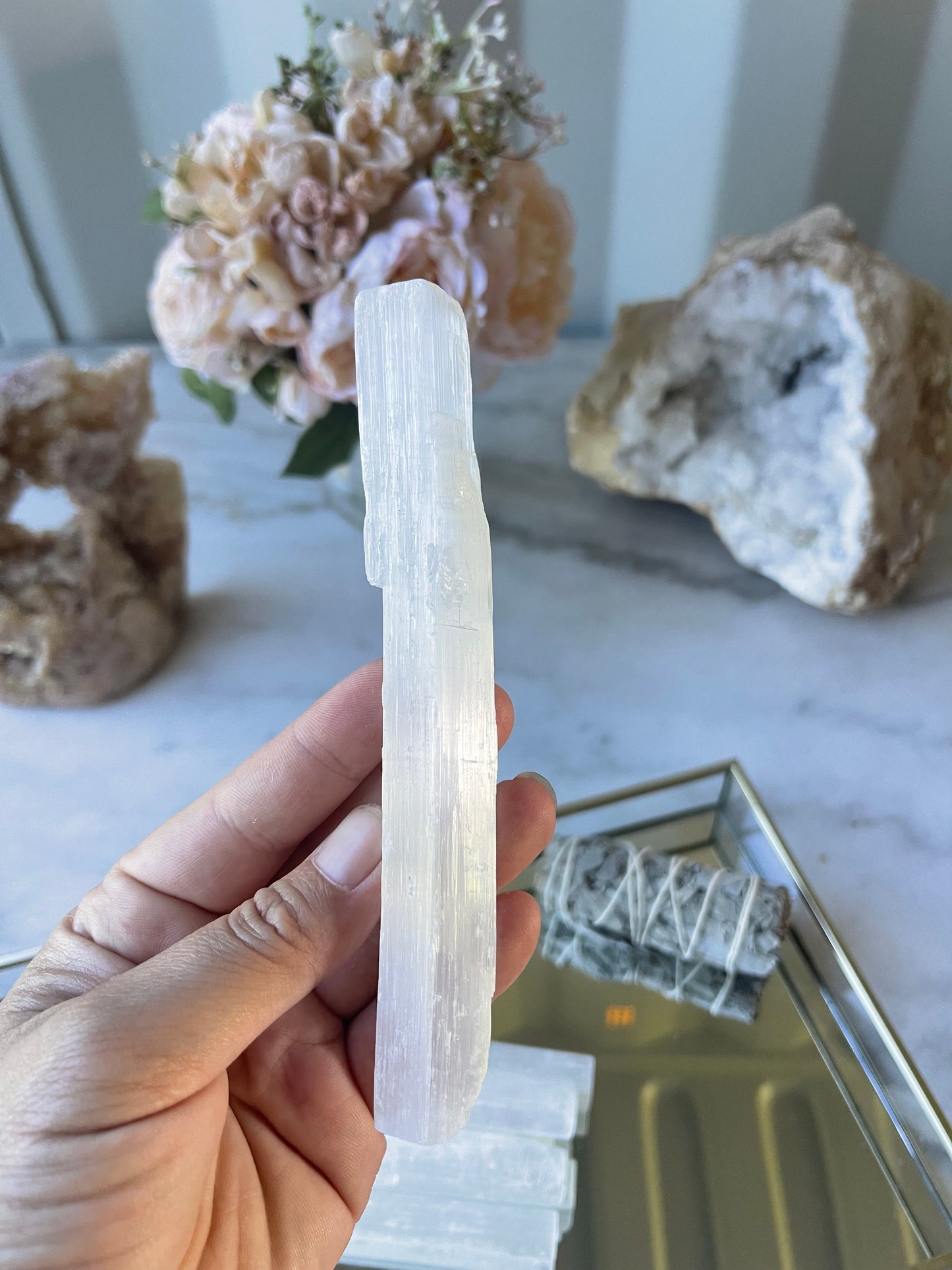 Selenite rods