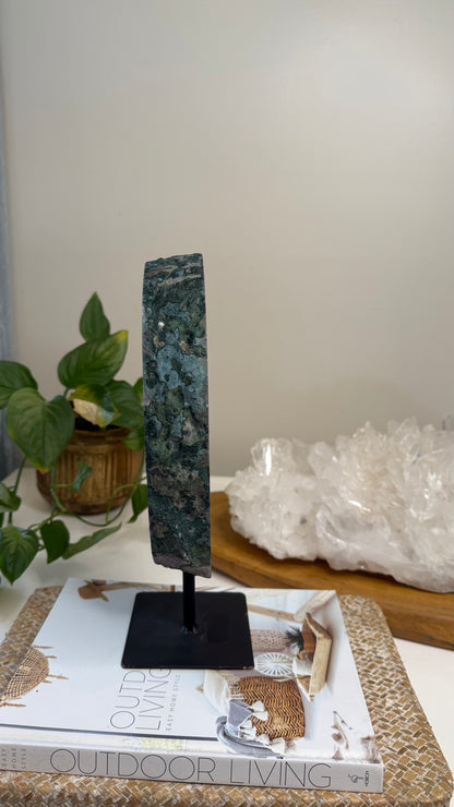 Amethyst Portal with Blue Agate banding