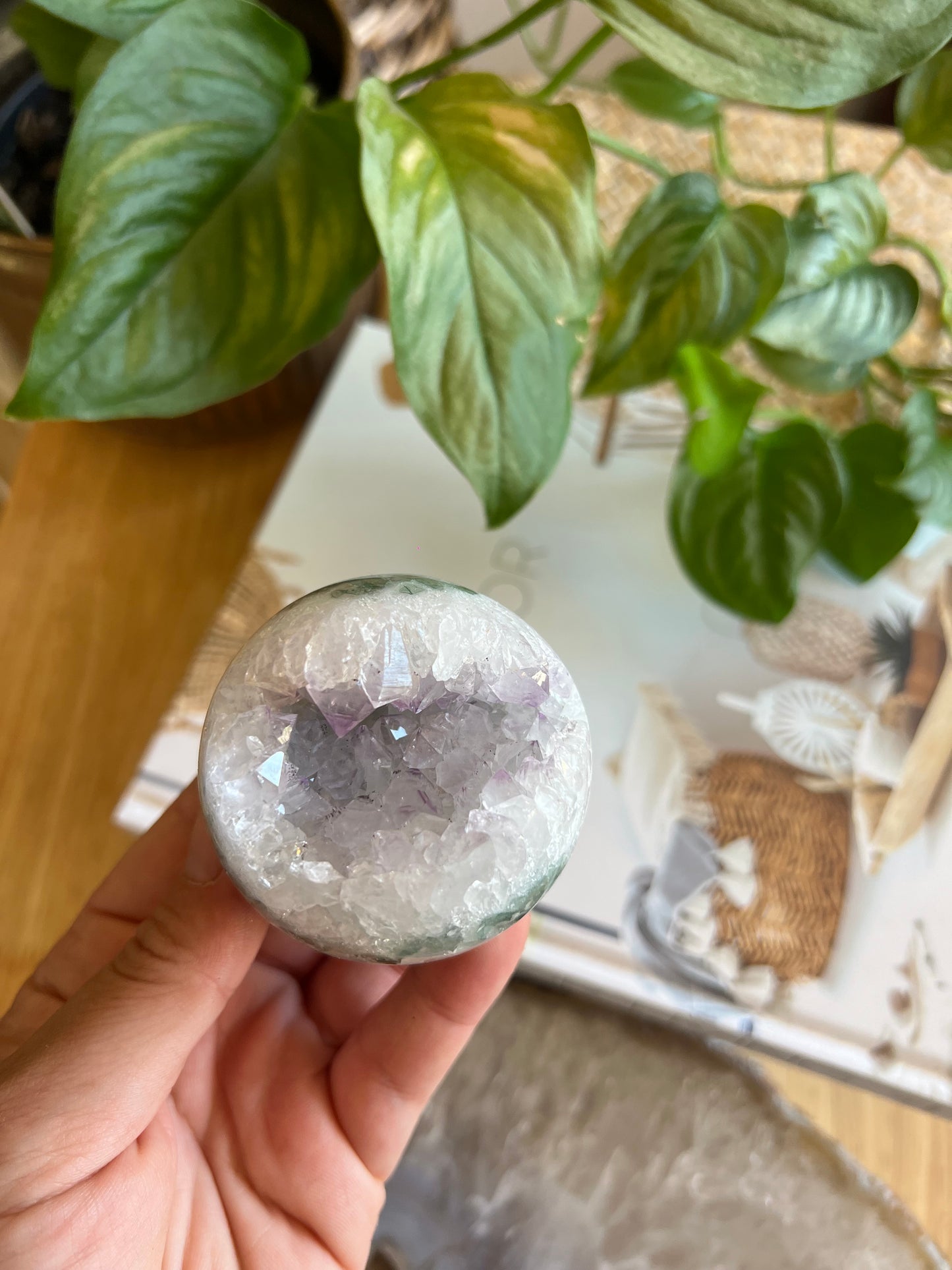Amethyst sphere
