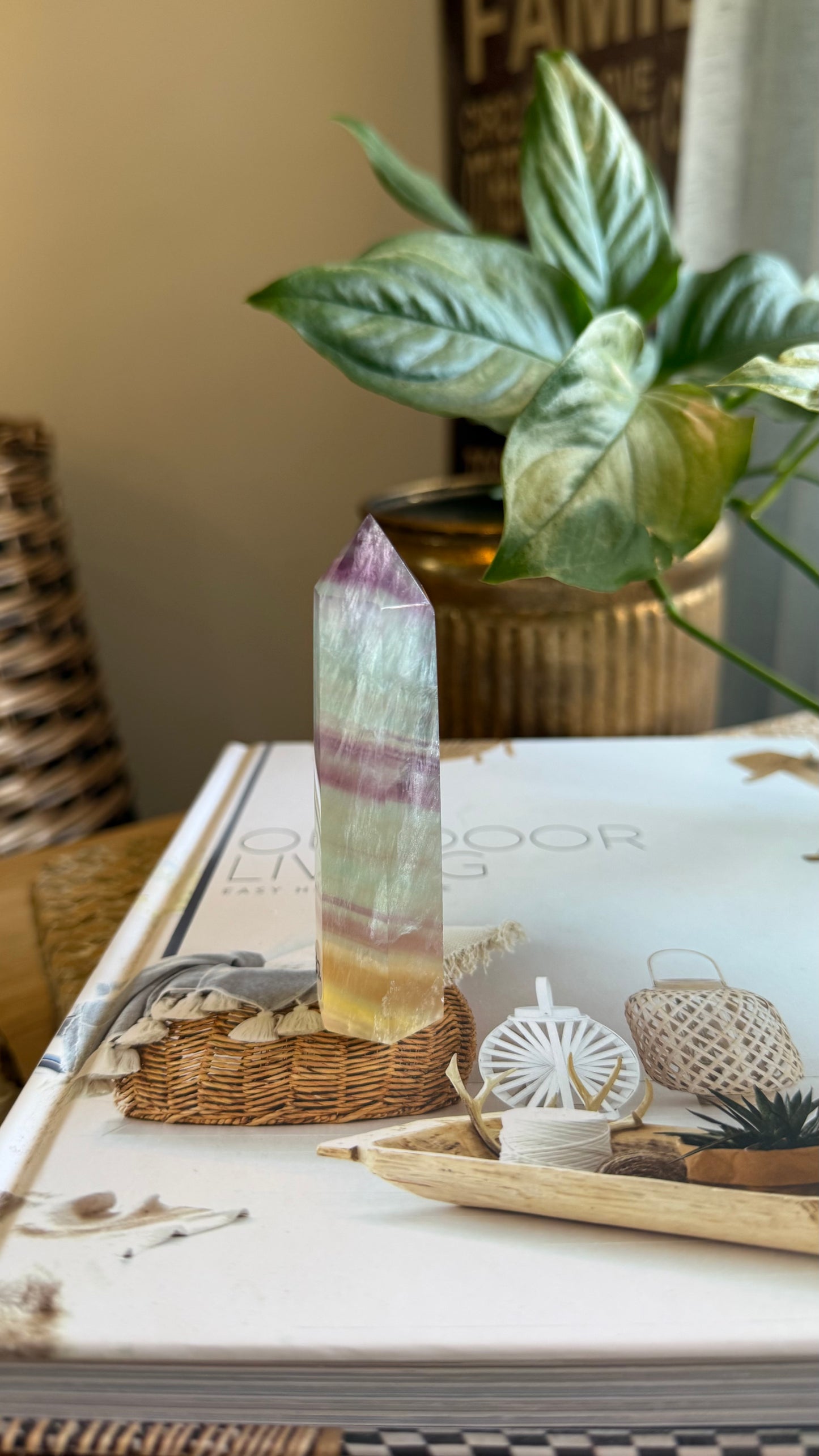 Candy Rainbow fluorite