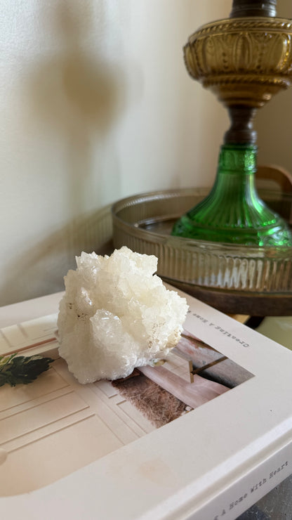 White aragonite - A