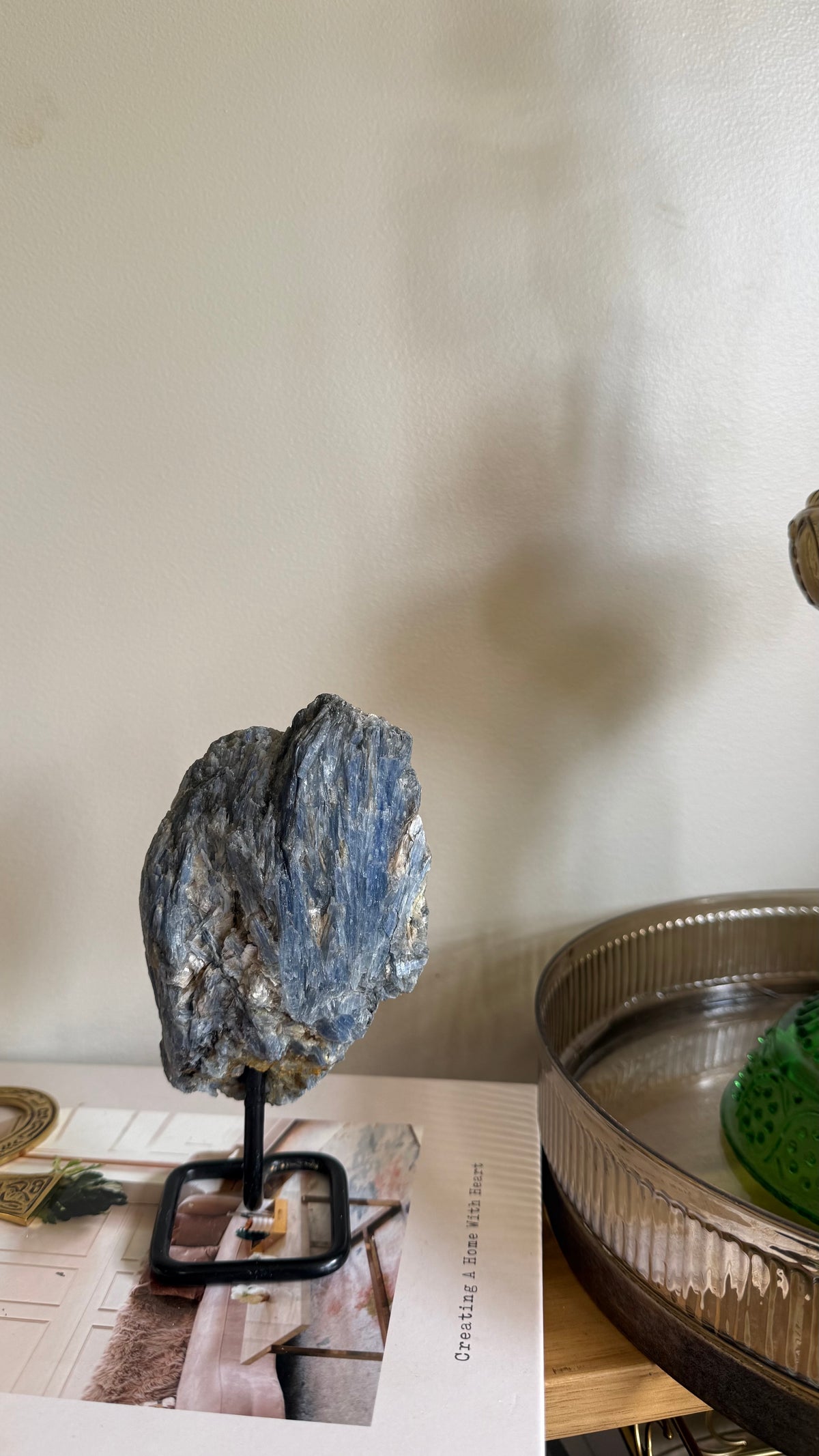 Kyanite on stand