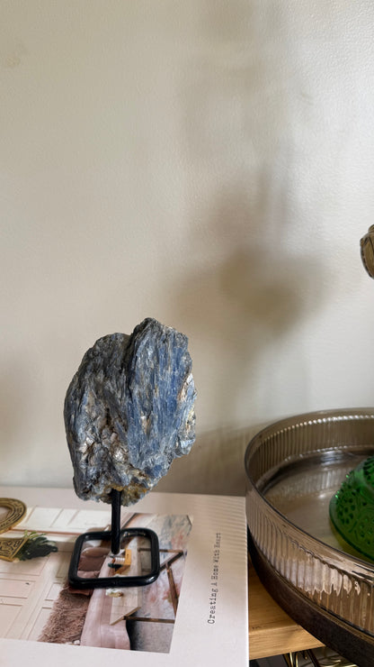 Kyanite on stand