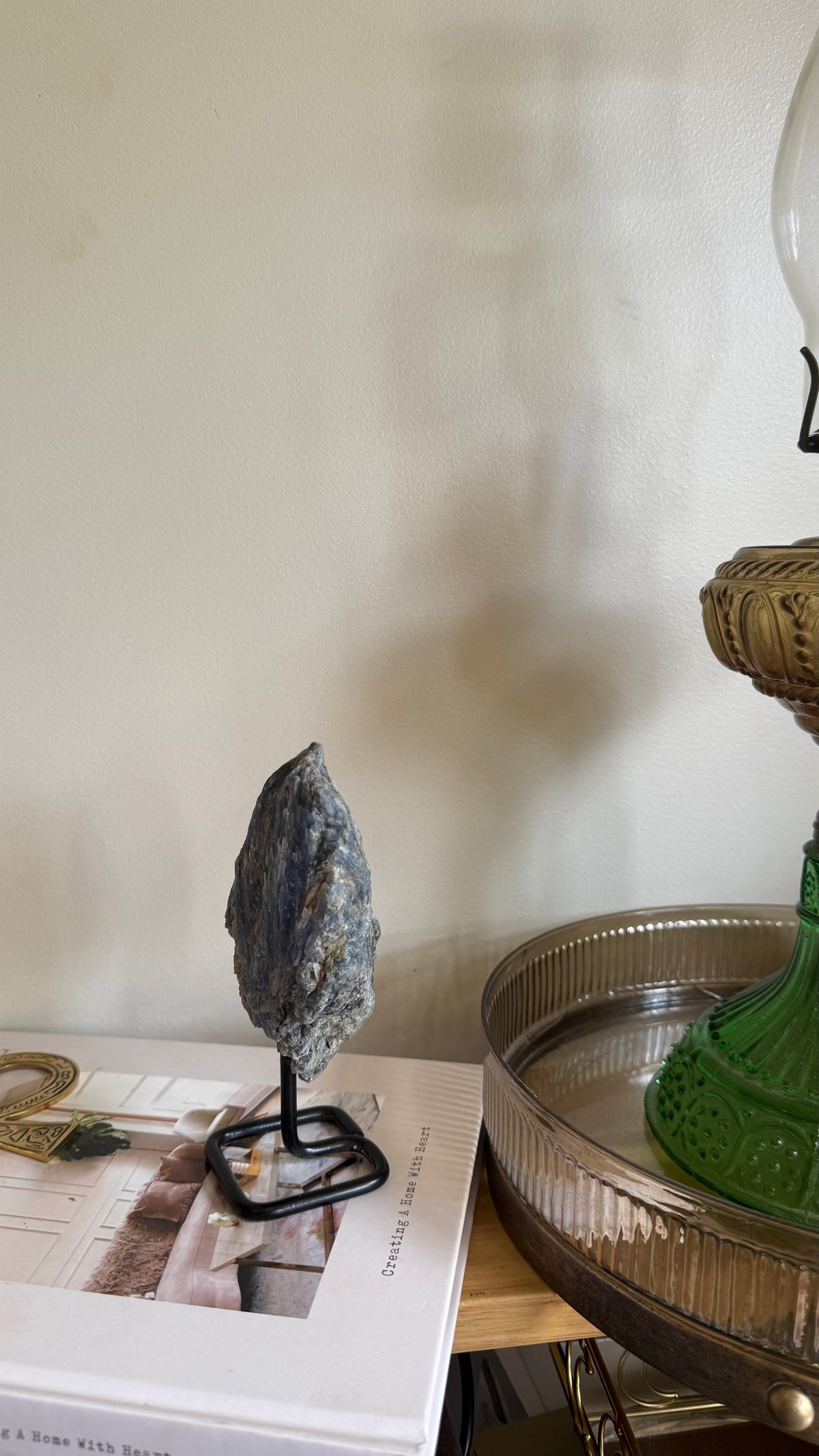 Kyanite on stand
