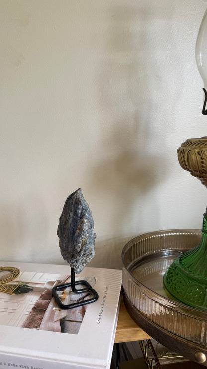 Kyanite on stand