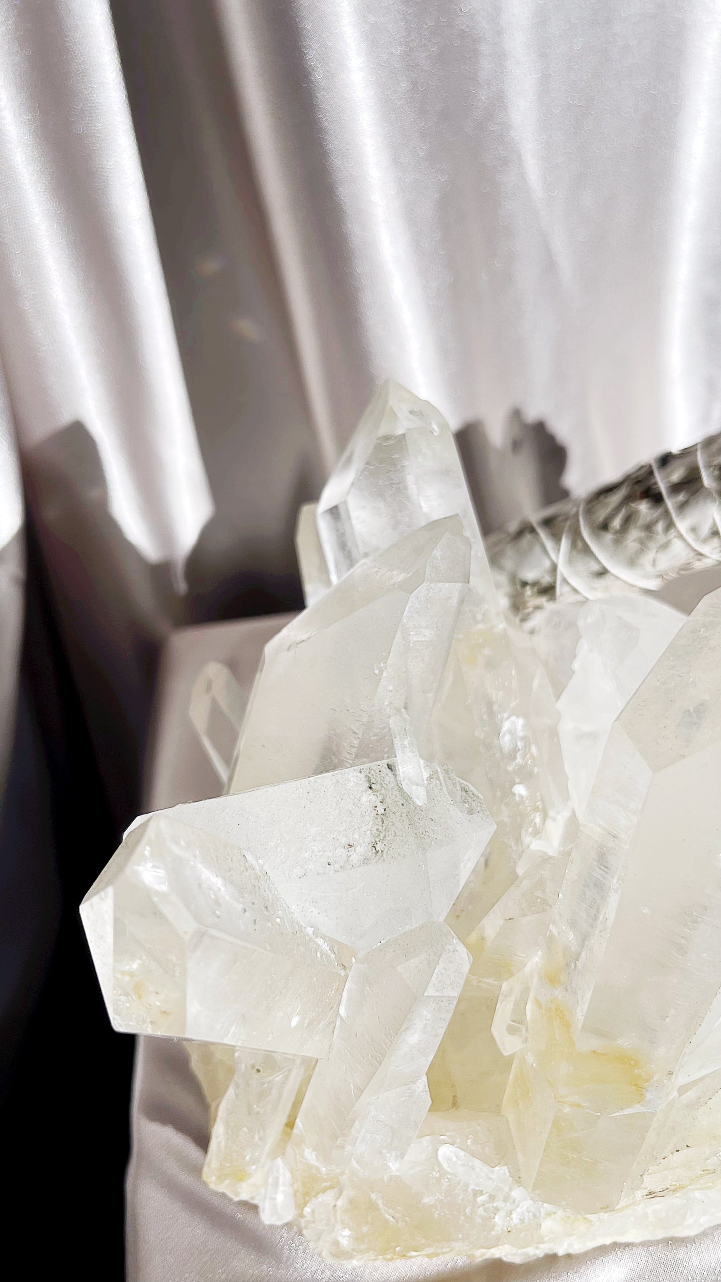 Statement piece - Clear Quartz Cluster