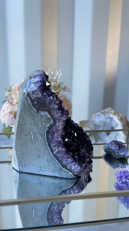 Amethyst Cluster 2.358kg self standing A