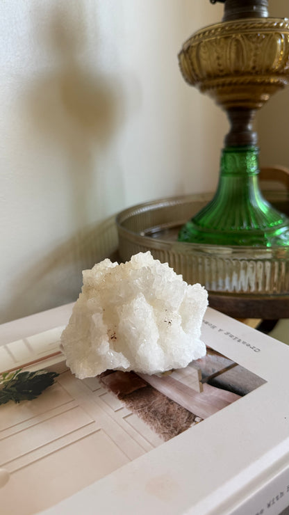 White aragonite - A