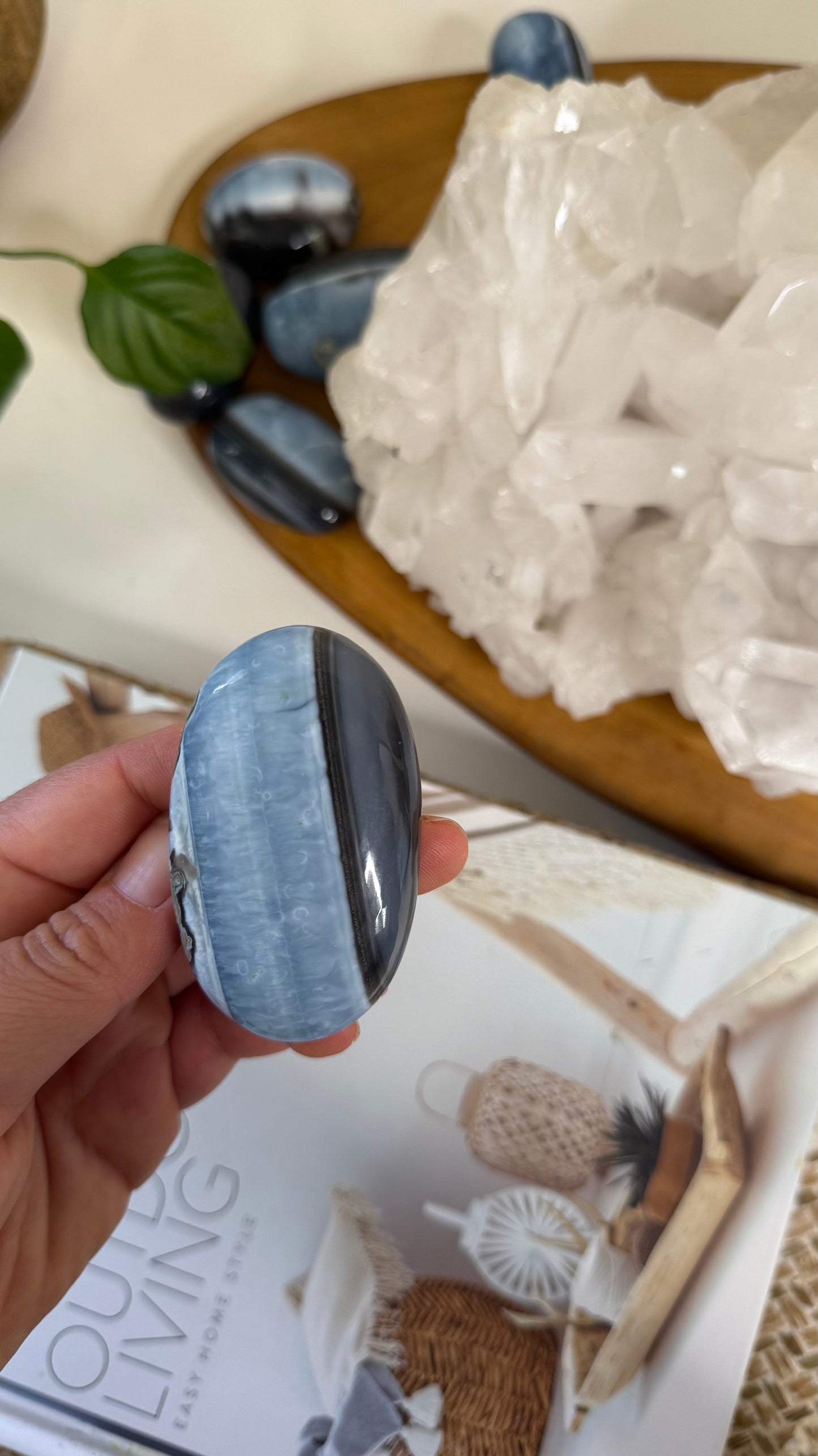 Blue Owyhee Opal - D